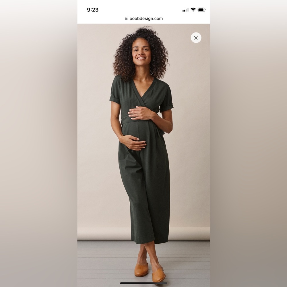 Maternity/nursing jumpsuit EUC